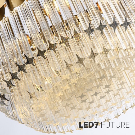 Loft Industry Modern - Edge Round Chandelier